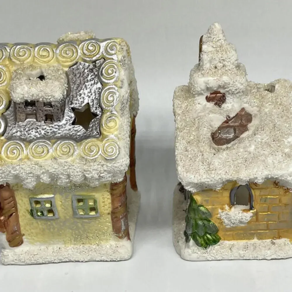 Christmas Village House and Church 4
